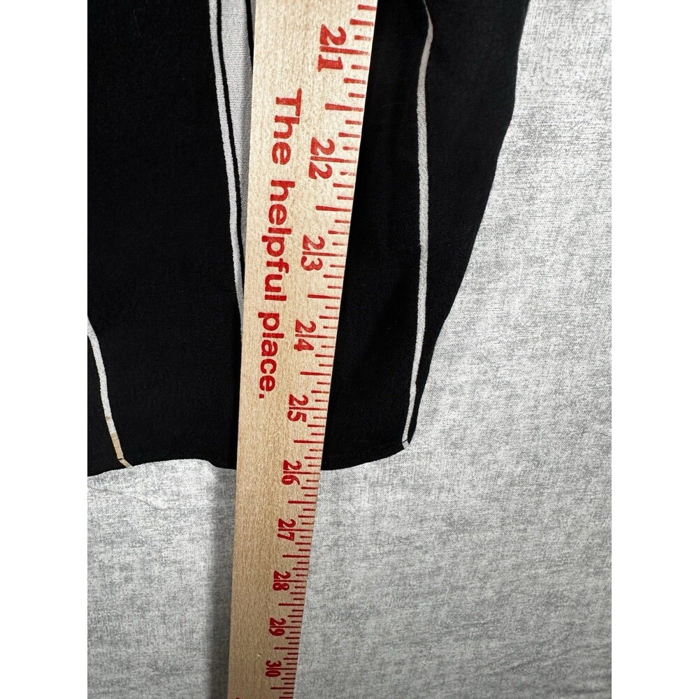 L'ACADEMIE Cami Top Womens Small Black White Striped Viscose Adjustable Straps - Picture 3 of 5